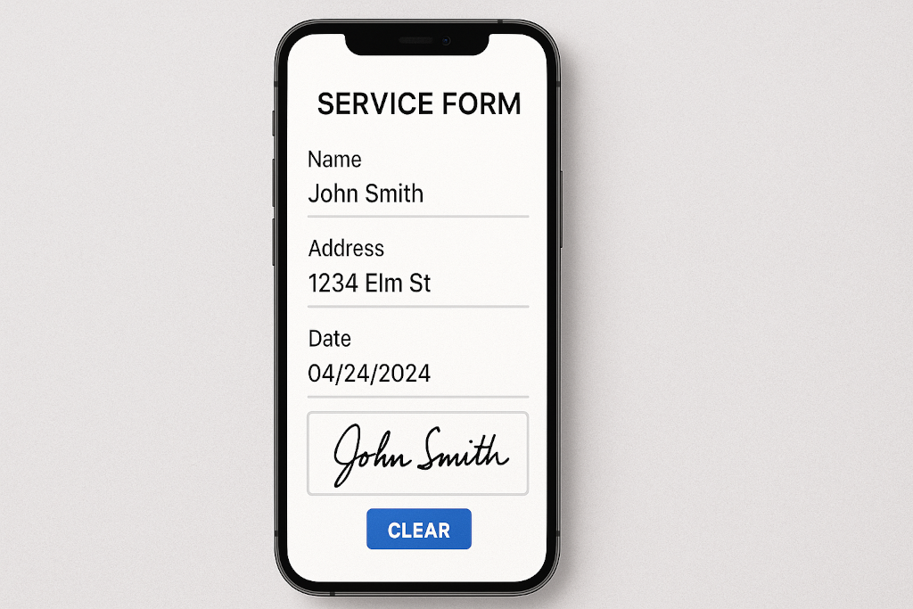 Pest Control Software Service Form